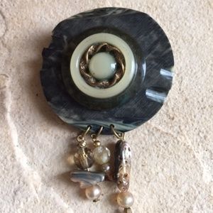 Vintage Boho Hand made pin/brooch